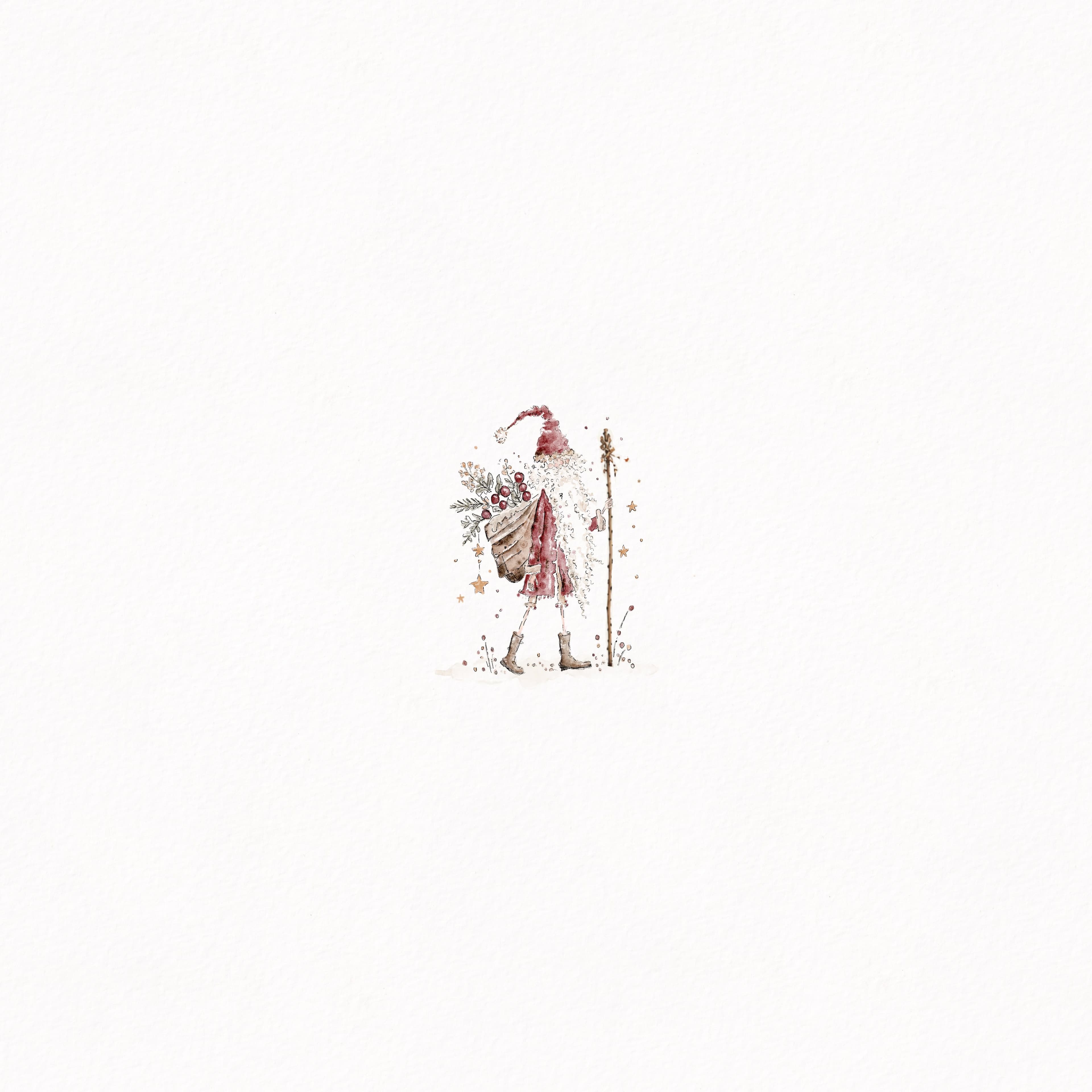 The Raggedys | Pressed Flower Christmas Fairy Cards 🎄