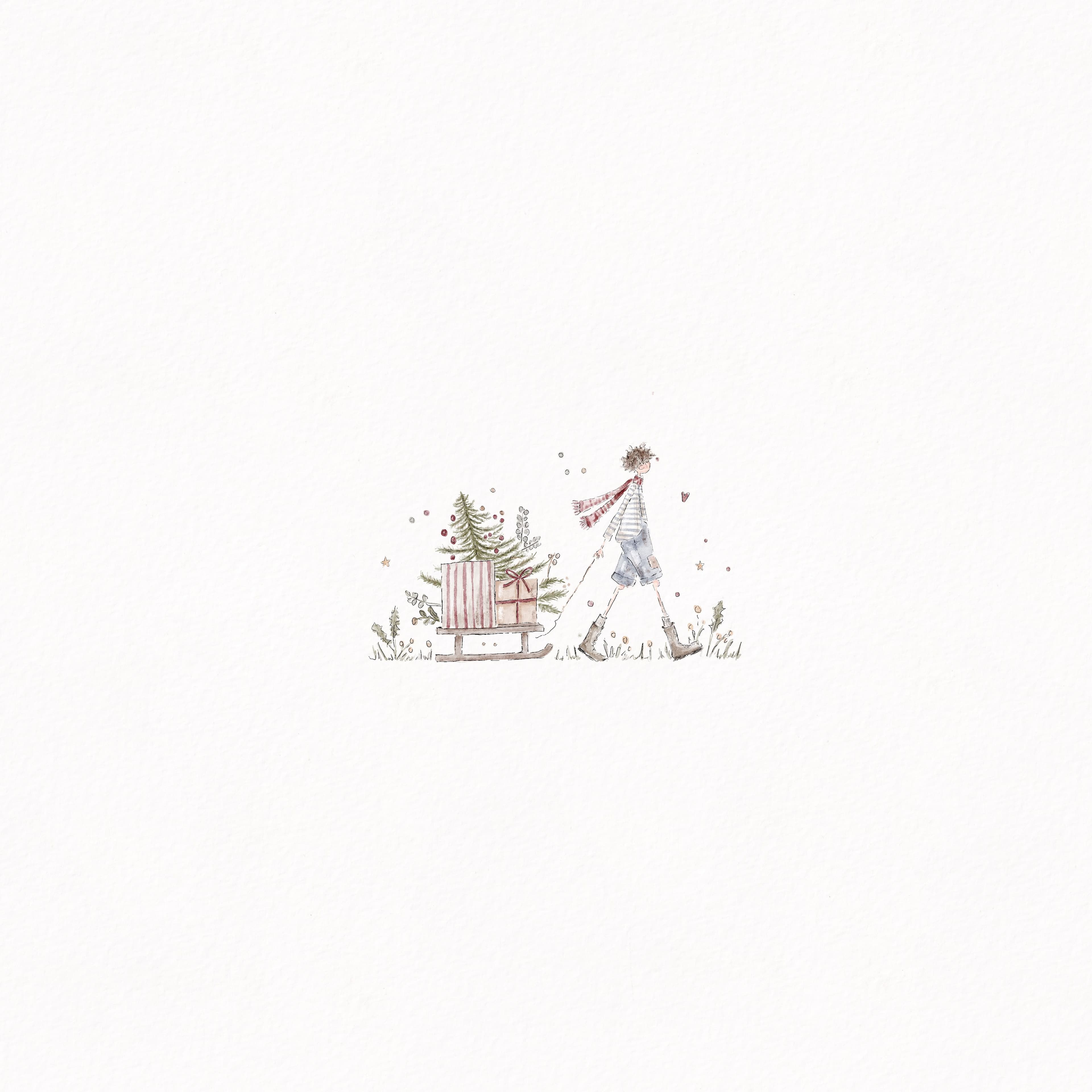 The Raggedys | Pressed Flower Christmas Fairy Cards 🎄